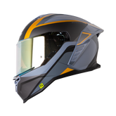 Casco Shaft 598 Speedou Gris Dorado