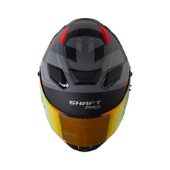 Casco Integral Shaft Pro 606SP Clowky Gris Rojo
