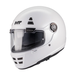 Casco integral MT Jarama Solid Blanco