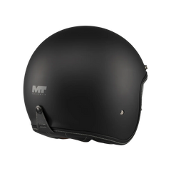 Casco Abierto MT Lemans 2 SV Custom Negro Mate | Certificación ECE – Estilo Retro