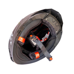 Casco integral X-sports 162 Maverix Gris Blanco Rojo Brillo