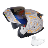Casco Abatible Shaft 3540DV The World Arena Mostaza