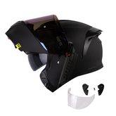 Casco Abatible Shaft 3820 Negro Mate Gris