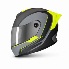 Casco Integral Shaft 502 Negro Amarillo