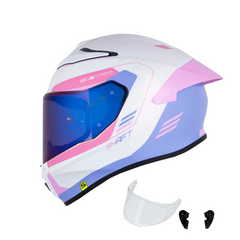 Casco Integral Shaft 584 Complete Morado lila blanco