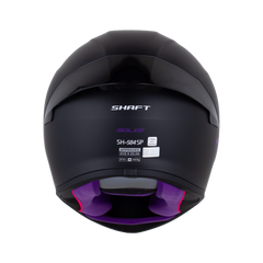 Casco Integral Shaft 584 Solid V2 Negro Morado