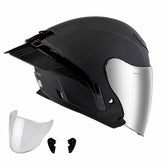 Casco Abierto X-Sports 631 Solid Negro Mate