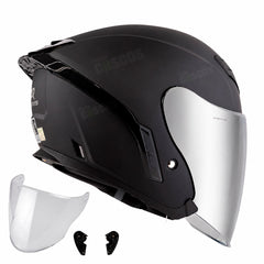 Casco Abierto X-Sports 631 Solid Negro Mate