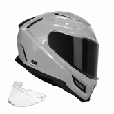 Casco integral SMK Agnar solid gris nardo + visor oscuro