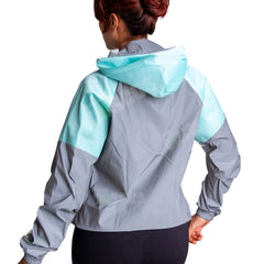 Corta vientos Reflectivo Asphalt Azul Turqueza