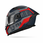 Casco integral MT Braker 2 Cockpit Rojo Azul Navi
