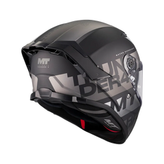 Casco integral MT Thunder 4 Wave Gris Negro
