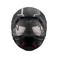 Casco integral MT Thunder 4 Wave Gris Negro