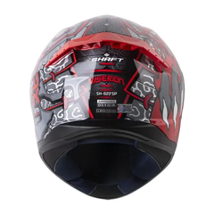 Casco Integral Shaft 522 Viserion Gris Rojo