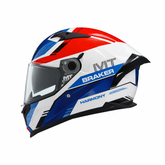 Casco integral MT Braker 2 Harmony Blanco Azul Rojo