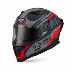 Casco integral MT Braker 2 Cockpit Rojo Azul Navi