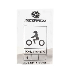 Combo Rodilleras y coderas Certificadas Scoyco K26 + Guantes Certificados scoyco Mc122