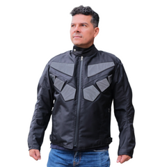 Chaqueta para moto DRF Urban Lite Reflex Negra