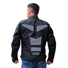 Chaqueta para moto DRF Urban Lite Reflex Negra