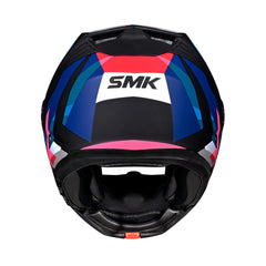 Casco Abatible SMK Gullwing Charger Azul Rosa