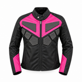 Chaqueta para moto DRF Urban Lite Reflex Fucsia