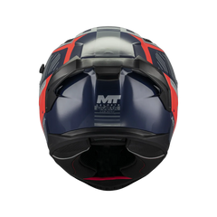Casco integral MT Braker 2 Cockpit Rojo Azul Navi Brillo