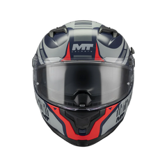 Casco integral MT Braker 2 Cockpit Rojo Azul Navi Brillo