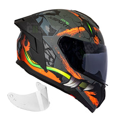 Casco Integral X-Sports M75 Crocsus Naranja