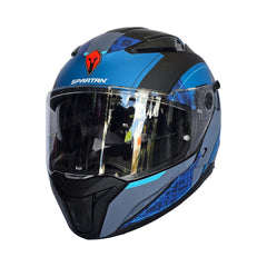 Casco integral Spartan Panther SV Detroit Azul