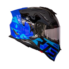 Casco Integral X-Sports V151 Elements Azul LIQUIDACIÓN
