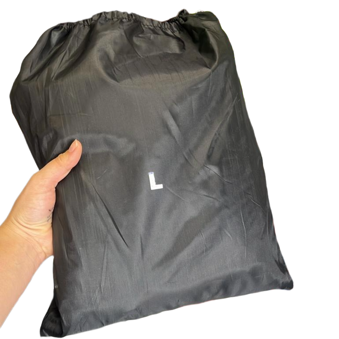 Combo Traje impermeable + Rodilleras y Coderas Metalicas + Guantes