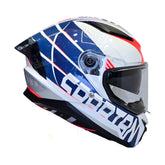 Casco integral Spartan Panther SV Flight Blanco