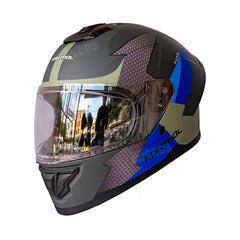 Casco Integral KNT M78 Forz Azul