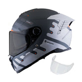 Casco integral Spartan Hawk SV Freshpaint + Visor humo