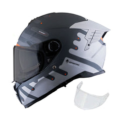 Casco integral Spartan Hawk SV Freshpaint + Visor humo