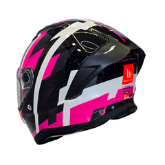 Casco integral MT Stinger 2 Register Fucsia