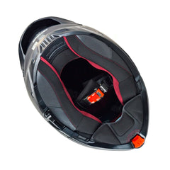 Casco Abatible Spartan Ghostfighter Komb Blanco azul rojo