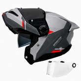 Casco Abatible Spartan Ghostfighter Komb Gris mate