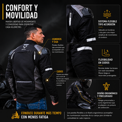 Chaqueta protección Giacomo Hard Racer Gris 2.0