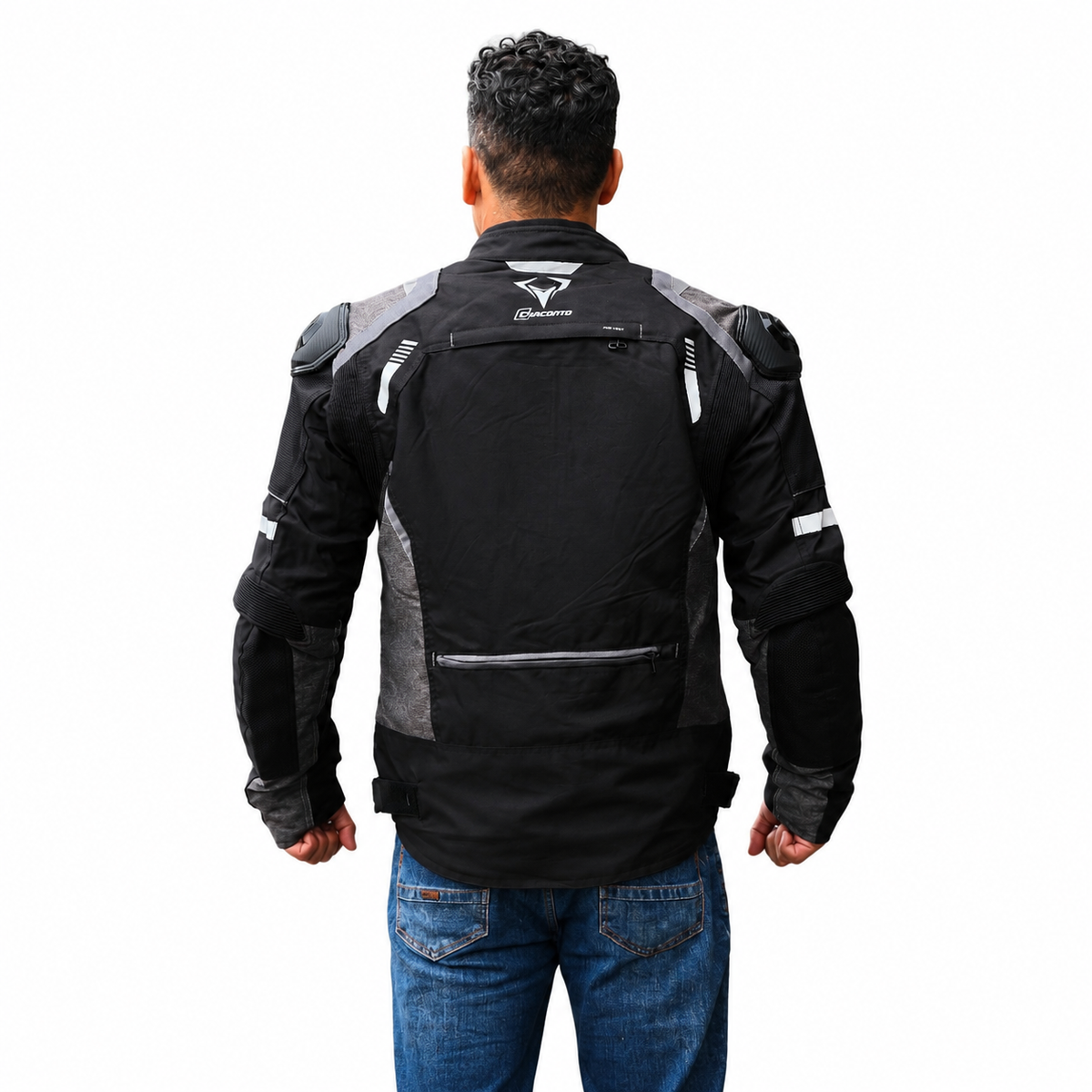 Chaqueta protección Giacomo Hard Racer Gris 2.0
