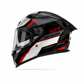 Casco integral MT Braker 2 Harmony Negro Rojo Blanco