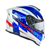 Casco Integral X-Sports V151 Kozmik Blanco