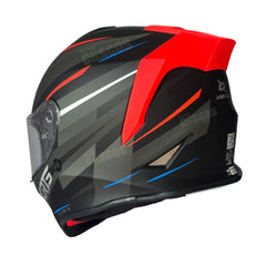 Casco Integral X-Sports V151 Kozmik Gris Rojo