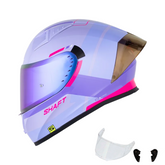 Casco Integral para Mujer Shaft 526 Liner Morado Lila | Certificación ECE 2206