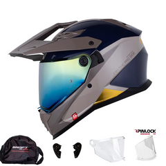 Casco multipropósito Shaft Pro MX400DV Proton Arena Azul