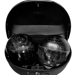 Maletero para 2 cascos KNT Carbono 52 Litros con espaldar