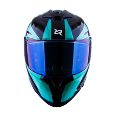 Casco integral X-sports 162 Maverix Turquesa Fucsia