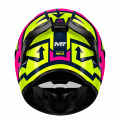 Casco integral MT Stinger 2 Meld Fucsia Amarillo