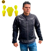 Chaqueta protección Spartan Mesh Negra