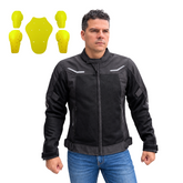 Chaqueta protección Spartan Mesh Negra